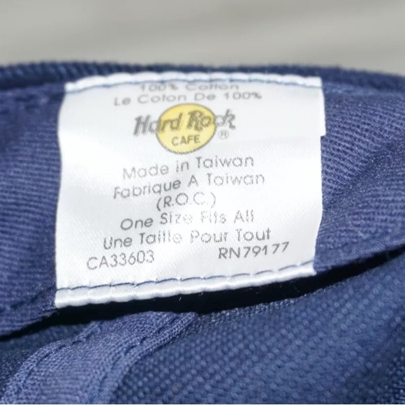 VTG Hard Rock Cafe Banff Love All Serve All Adjustable Hat LOGO Retro Men's - Picture 6 of 7
